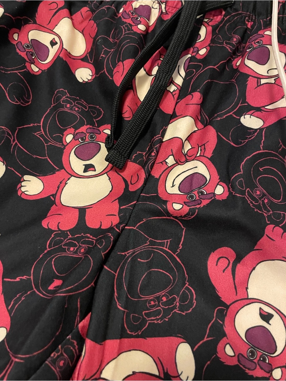 Disney Black & Red Bear Print Pajama Pants